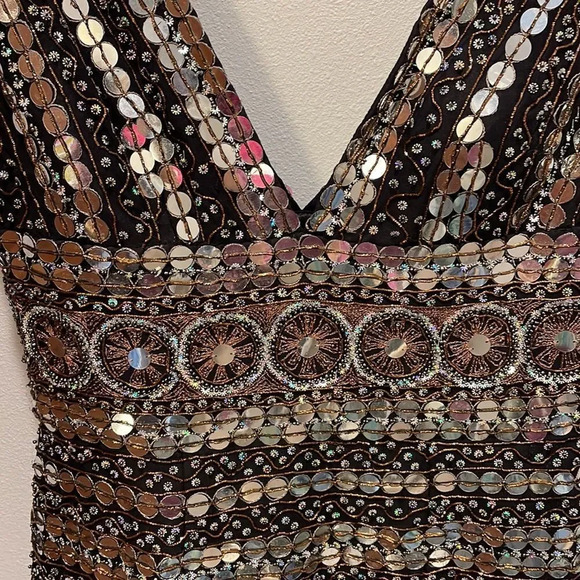 Scala woman’s beaded silk dress - Picture 4 of 13